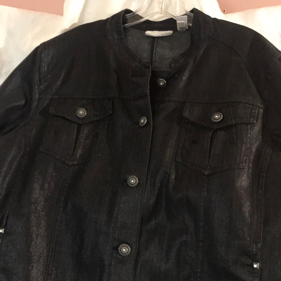 Chico’s Denim Jacket - Picture 2 of 6